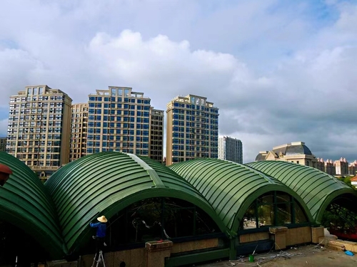 上海南郊宾馆雨棚